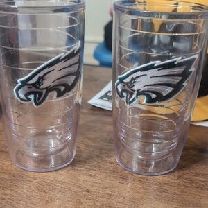 Philadelphia Eagles Tervis Logo Clear Tumbler Set Of 2